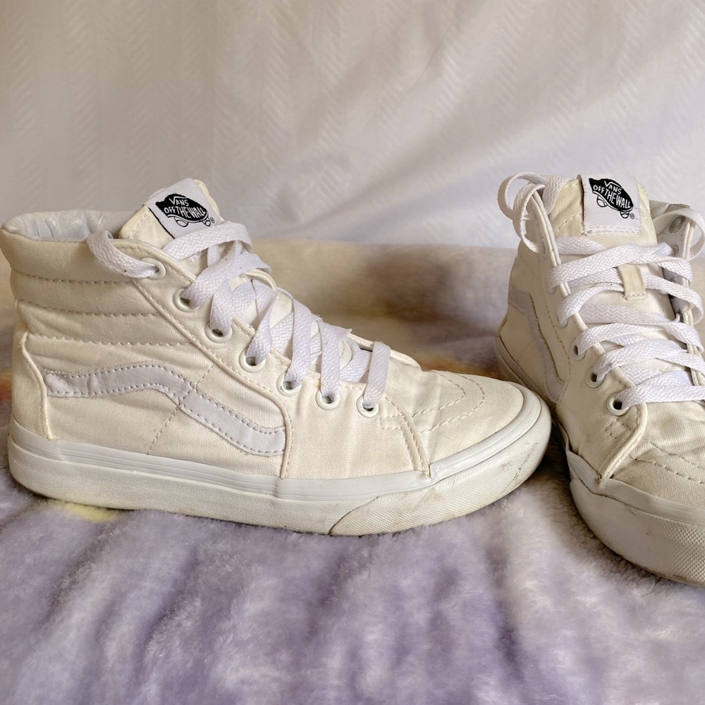 Vans Hi Tops White Sk8 Hi Old Skool sz 6